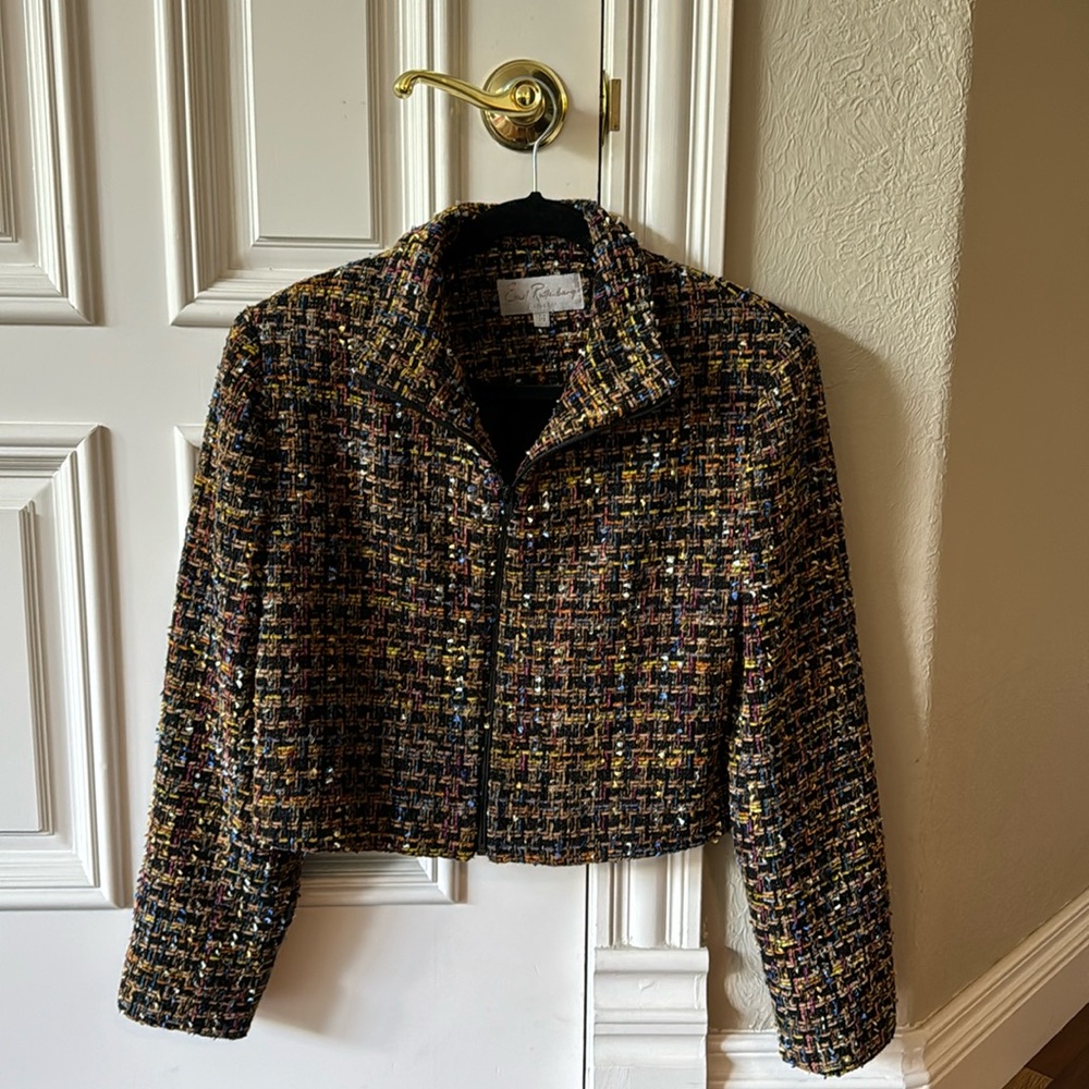 Gorgeous multi colored Emil Rutenberg jacket